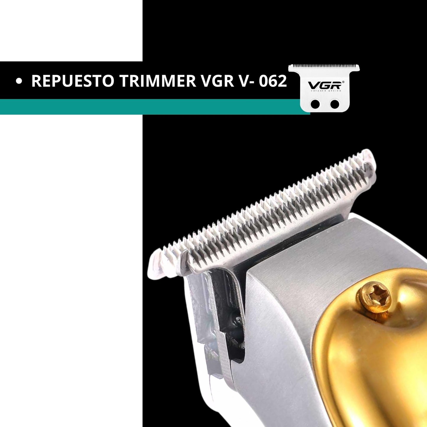 CUCHILLA NAVAJA AFEITAR VGR V-062 REPUESTO TRIMMER BARBERO
