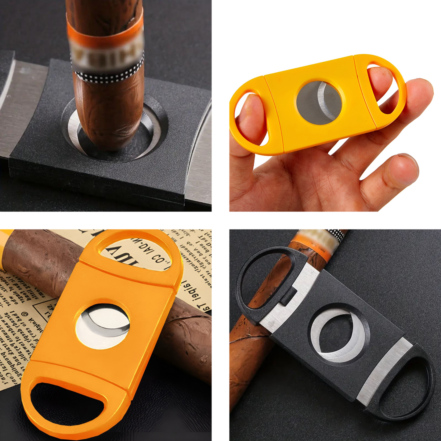 CORTADOR DE PUROS HABANOS ECOMLAB CORTAPURO ACERO INOXIDABLE