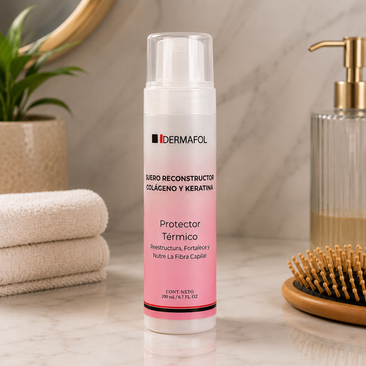 Keratina Colageno Para Cabello Dermafol Tratamiento Capilar