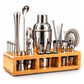 Juego De Coctelera Shaker Bartender Mixologia Set 24 Piezas