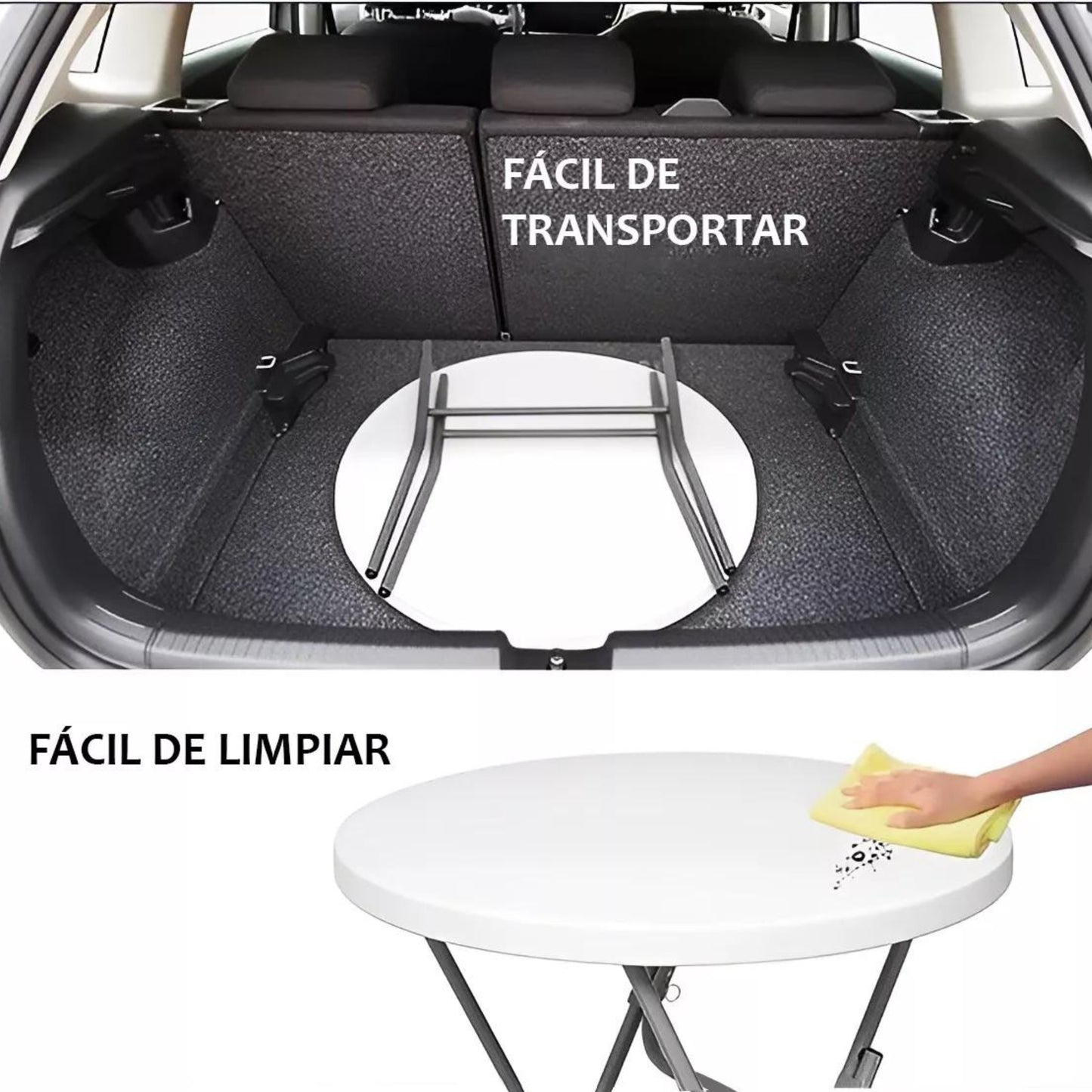 MESA DE CENTRO MINIMALISTA ECOMLAB LATERAL PLEGABLE HP-60Y