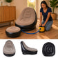 Sillon Inflable Comodo Con Posapies Incluye Bomba Manual