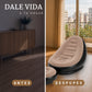 Sillon Inflable Comodo Con Posapies Incluye Bomba Manual