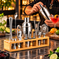 Juego De Coctelera Shaker Bartender Mixologia Set 24 Piezas
