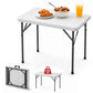 Mesa Plegable 82 CM De Plastico Ajustable Portatil HP-82C