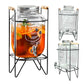 DISPENSADOR DE BEBIDAS VITROLERO ECOMLAB CON BASE METALICA