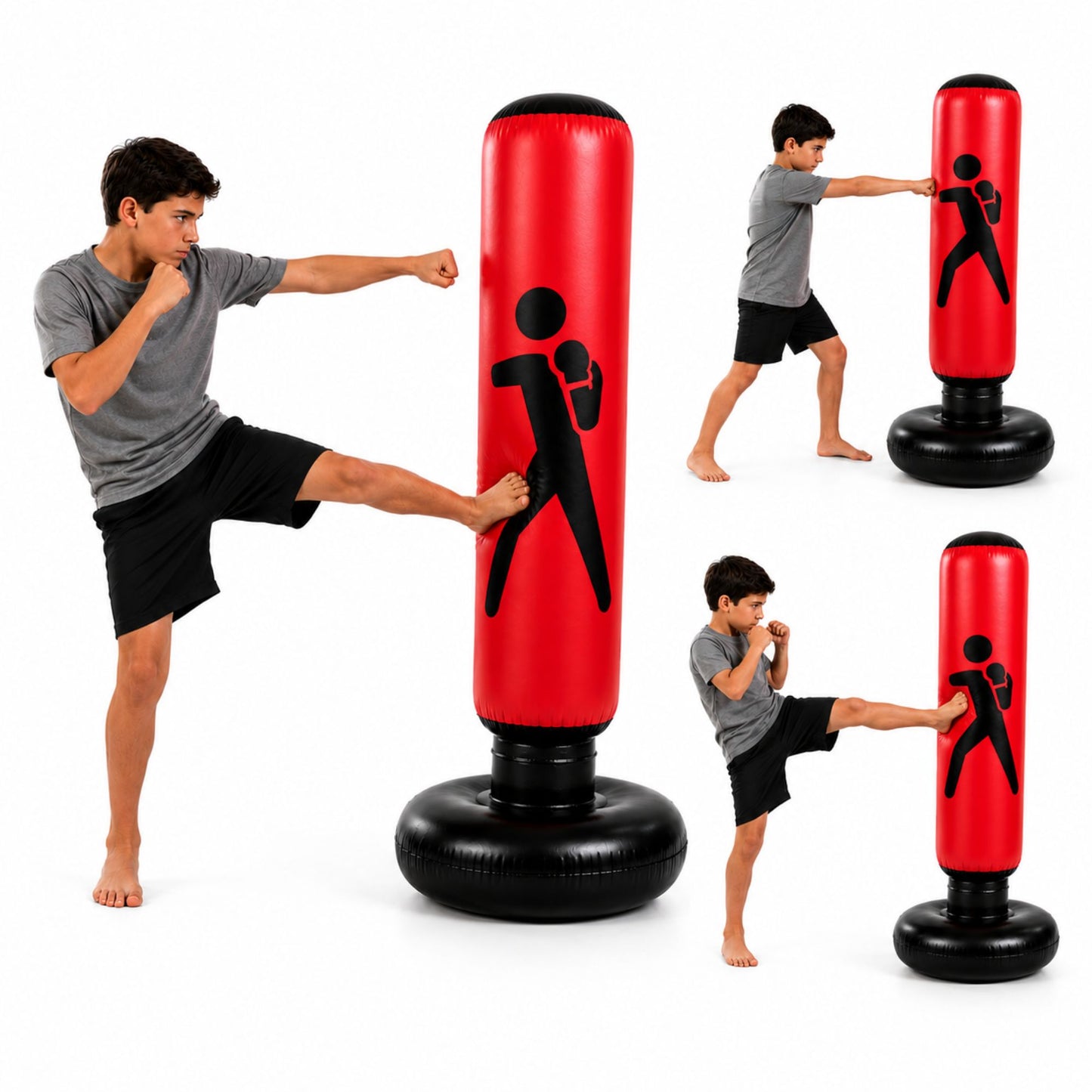 Costal Box Inflable de 150 cm Infantil Para Entrenamiento