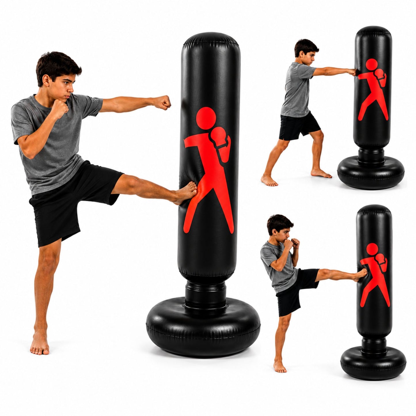 Costal Box Inflable de 150 cm Infantil Para Entrenamiento