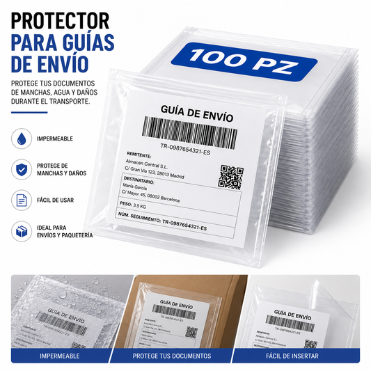 Sobre Canguro Para Guias 100 Piezas