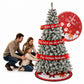 Árbol De Navidad Pino Nevado de 1.80 Mts Gratis Pie de Árbol