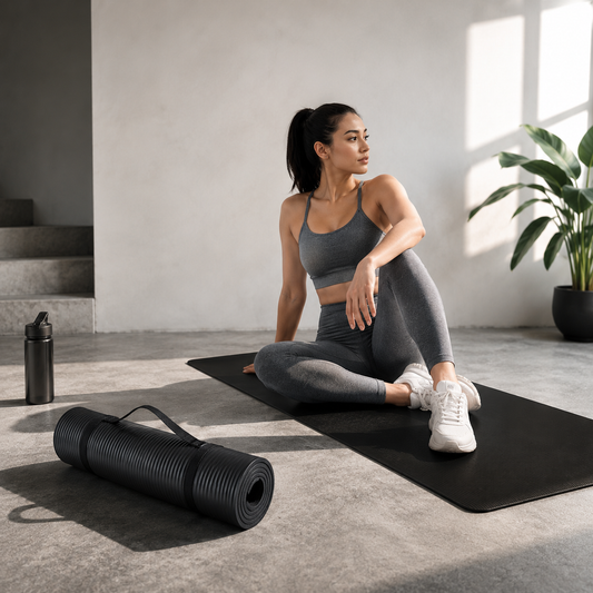 TAPETE PARA HACER EJERCICIO ECOMLAB TAPETE DE YOGA GRUESO