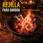 Asador De Carbon Circular Con Ruedas  Portatil