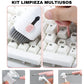 Kit De Limpieza Para Celulares Multifuncional Ecomlab 7 En 1 Color Rosa