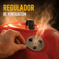 Asador De Carbon Circular Con Ruedas  Portatil