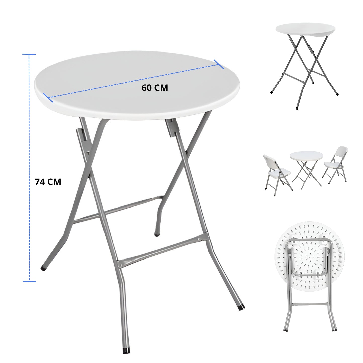 MESA DE CENTRO MINIMALISTA ECOMLAB LATERAL PLEGABLE HP-60Y