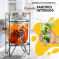 DISPENSADOR DE BEBIDAS VITROLERO ECOMLAB CON BASE METALICA