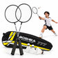 Juego de Badminton 2 Raquetas 3 Gallitos Facil de Trasladar