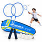 Juego de Badminton 2 Raquetas 3 Gallitos Facil de Trasladar