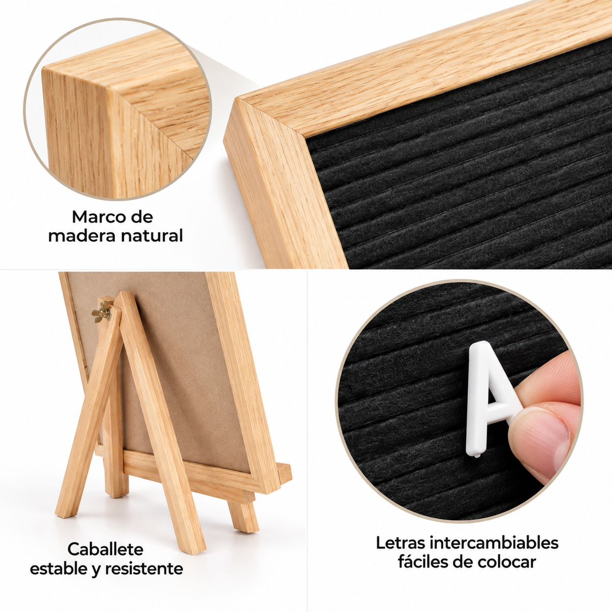 PIZARRON NEGRO RESTAURANTE ECOMLAB LETRAS INTERCAMBIABLES