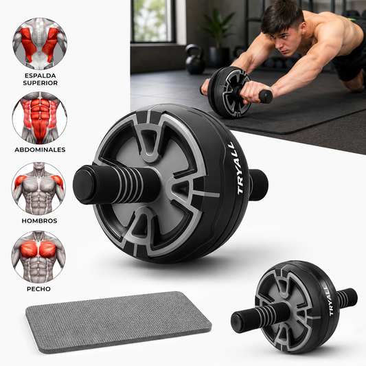 RUEDA ABDOMINAL AB ROLLER ECOMLAB RODILLO ABDOMINALES GYM