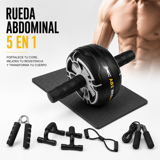 Kit de Ejercicio Ecomlab Rueda Para Abdomen 7 pcs