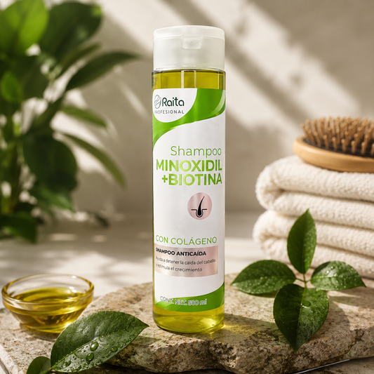 SHAMPOO CON MINOXIDIL Y COLÁGENO PARA CRECIMIENTO DE CABELLO