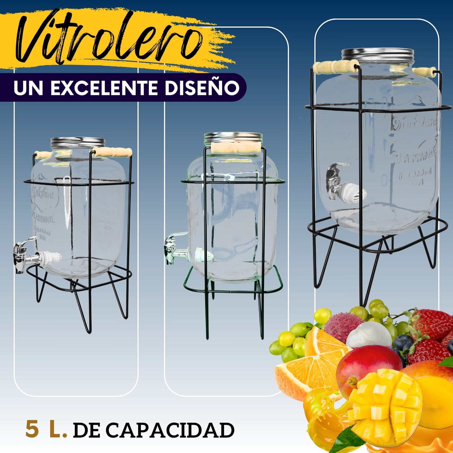DISPENSADOR DE BEBIDAS VITROLERO ECOMLAB CON BASE METALICA