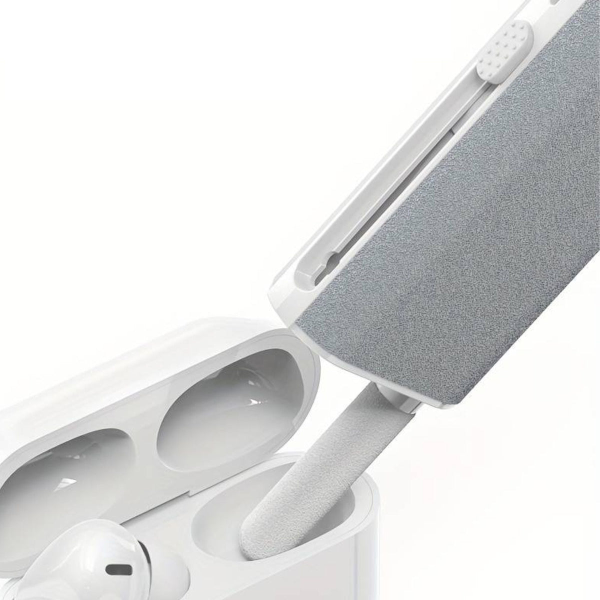 Kit De Limpieza Para Celulares Multifuncional Ecomlab 6 En 1 Color Blanco