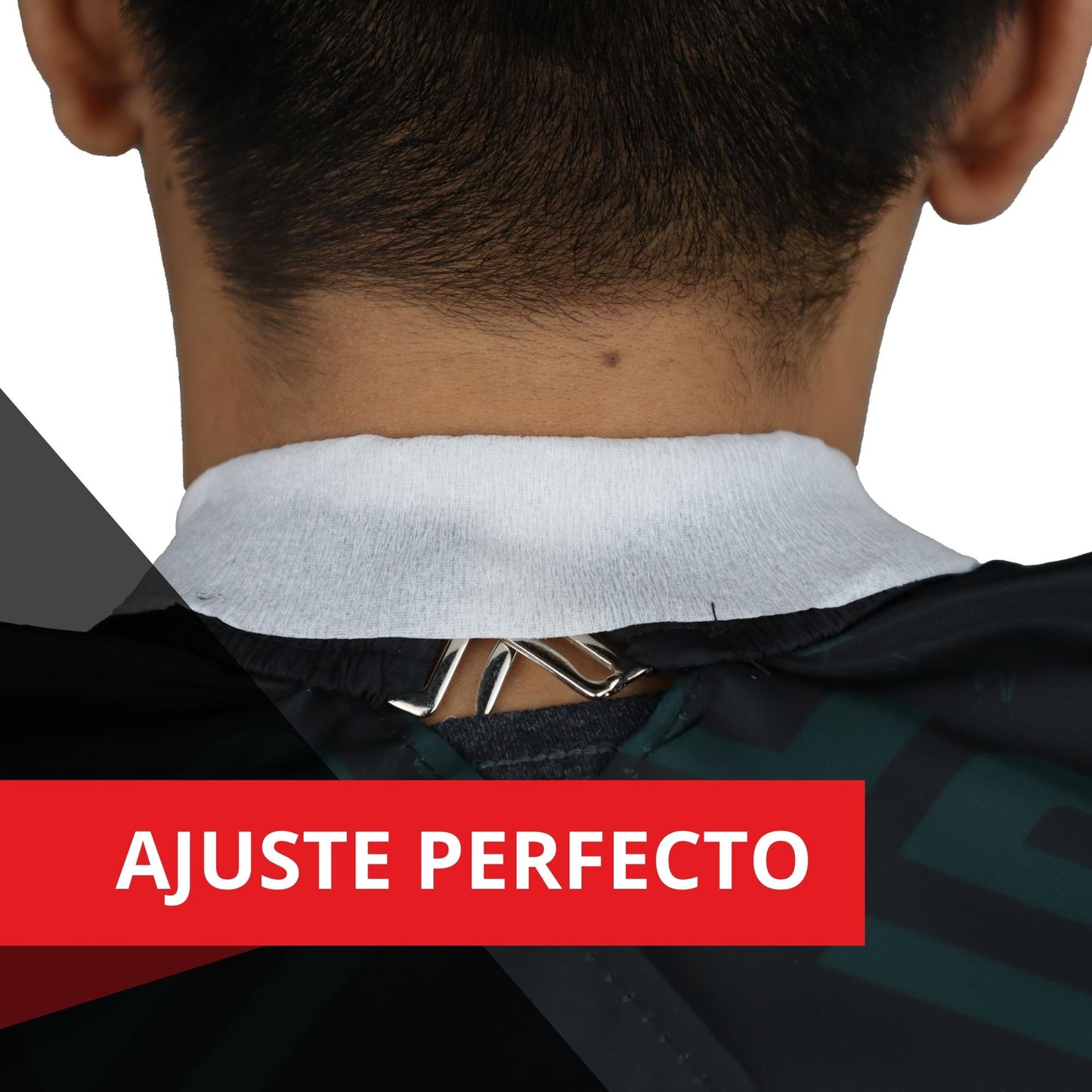 PAPEL CUELLO BARBERIA DERMAFOL USO PROFESIONAL BLANCO PAQUETE 5 ROLLOS