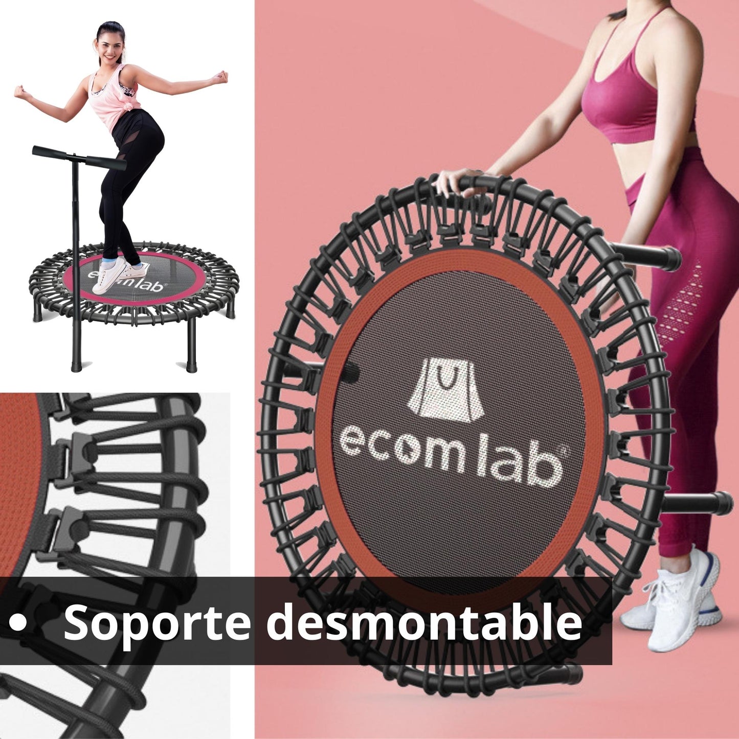 Trampolin Para Ejercicio Jumping Ecomlab Reforzado Brincolin