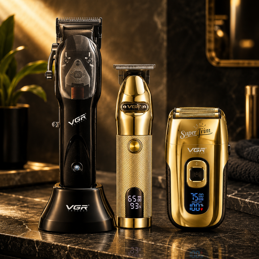 Maquina Para Cortar Cabello Combo VGR Clipper Trimmer Shaver