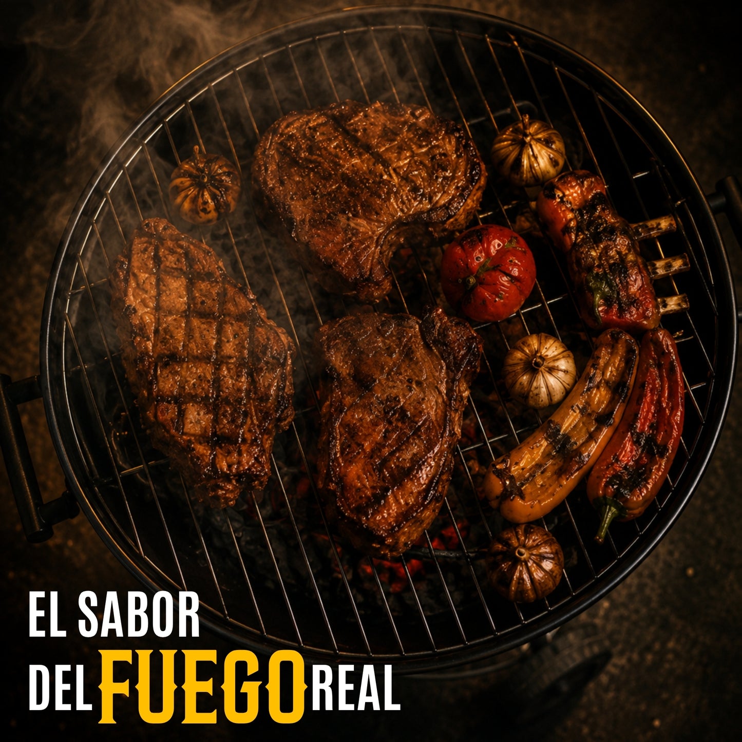 Asador De Carbon Circular Con Ruedas  Portatil
