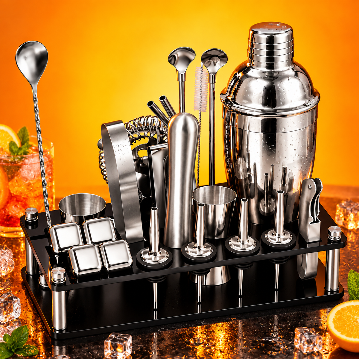 Coctelera Shaker Coctelera Ecomlab Kit Mixología Bartender