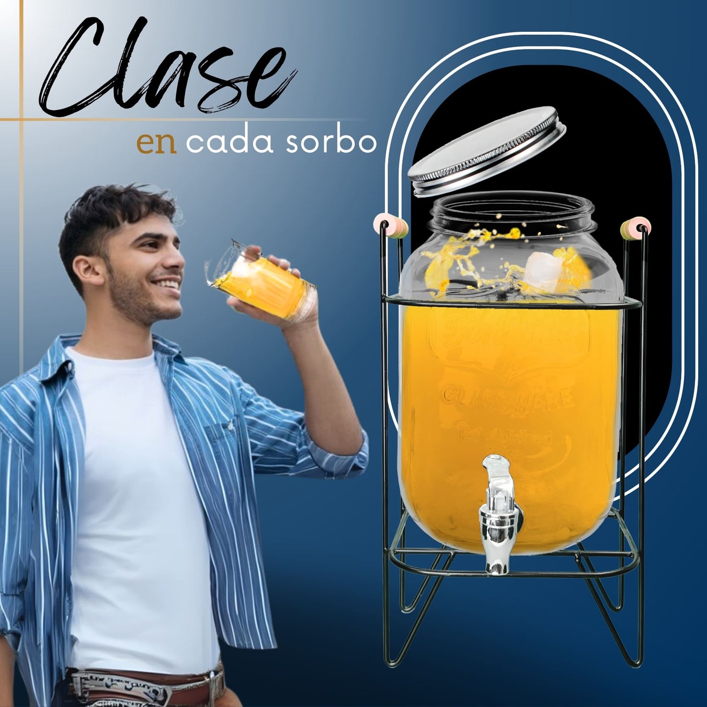 DISPENSADOR DE BEBIDAS VITROLERO ECOMLAB CON BASE METALICA