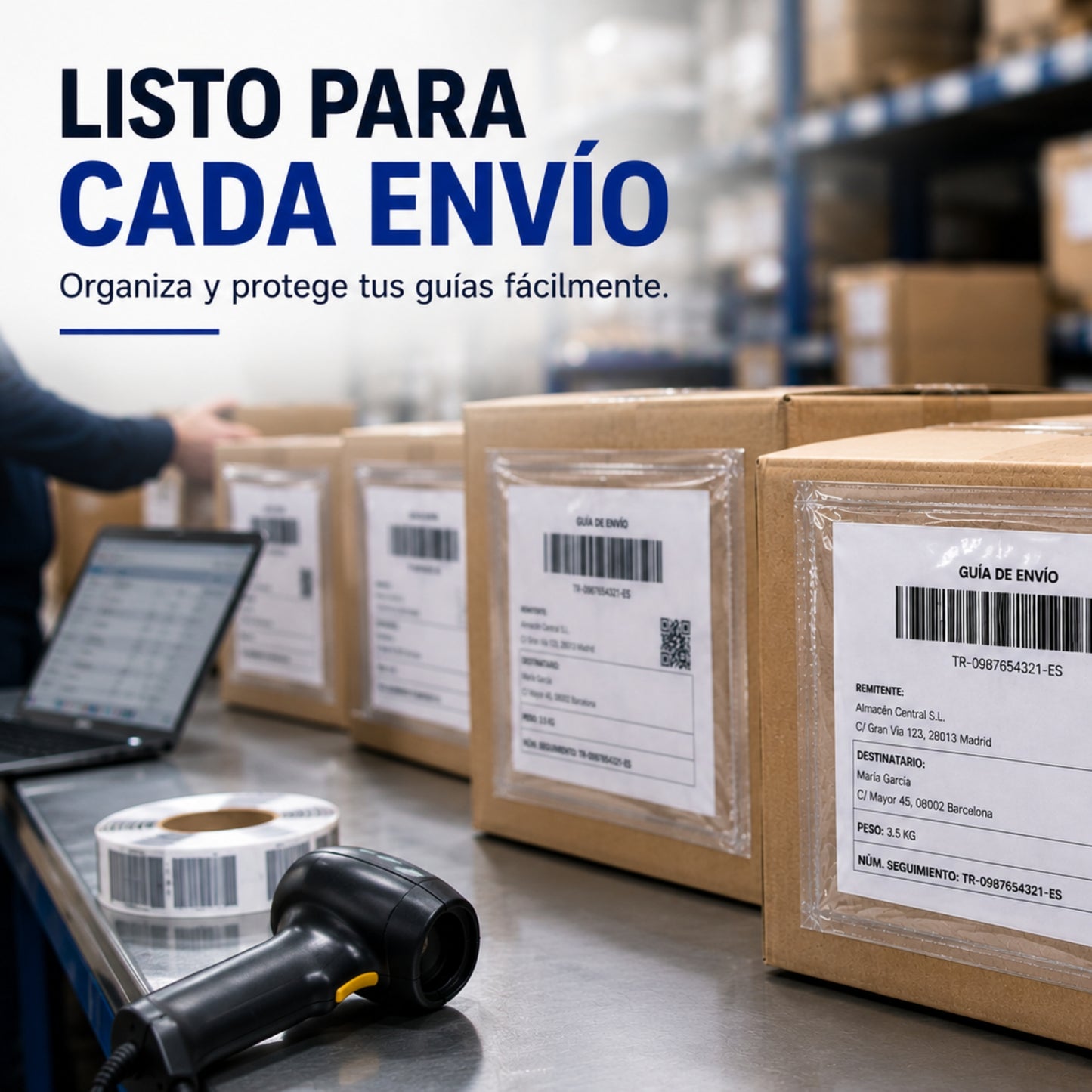 Sobre Canguro Para Guias 100 Piezas