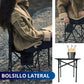 MESA PLEGABLE CAMPING CON 4 SILLAS ECOMLAB JARDIN PORTÁTIL