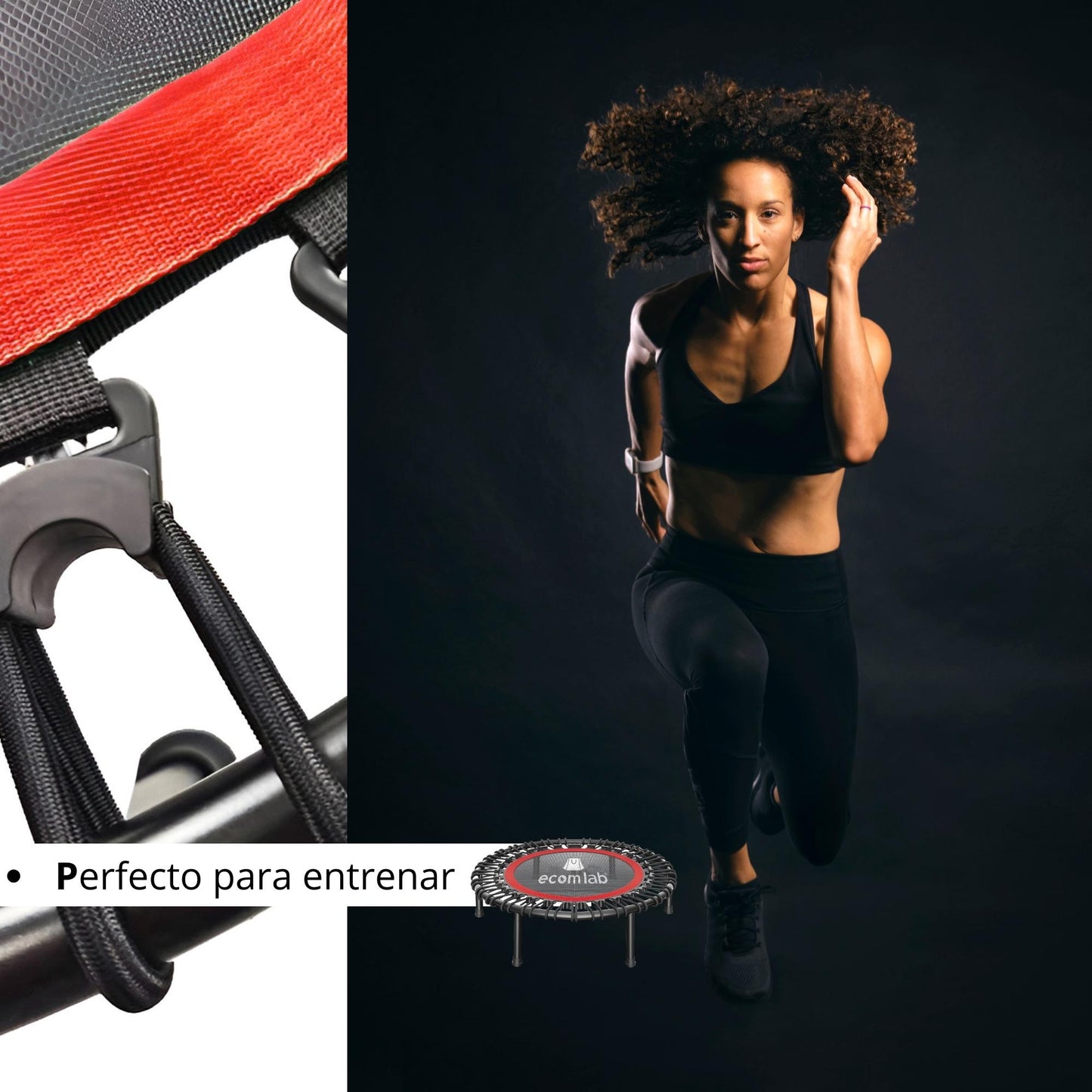 Trampolin Para Ejercicio Jumping Ecomlab Reforzado Brincolin