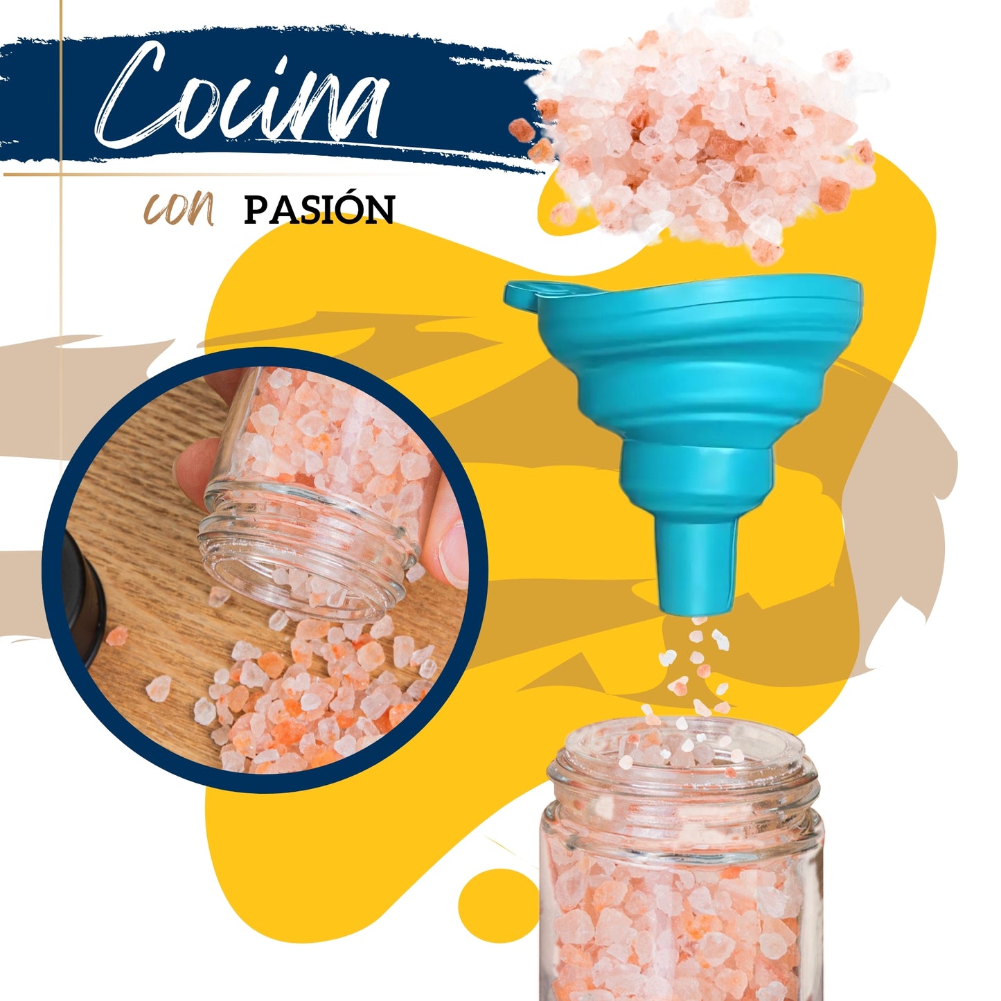 Especiero Giratorio De Cocina Ecomlab Frascos Para Especias