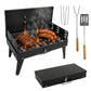 Asador De Carbon Incluye Utensilios Para Parilla