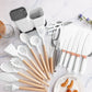 Cucharas de Silicona Utensilios de Cocina Ecomlab Set 25 Pcs
