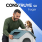 Casa para Perro de Plastico Con Puerta Ecomlab Raza Mediana
