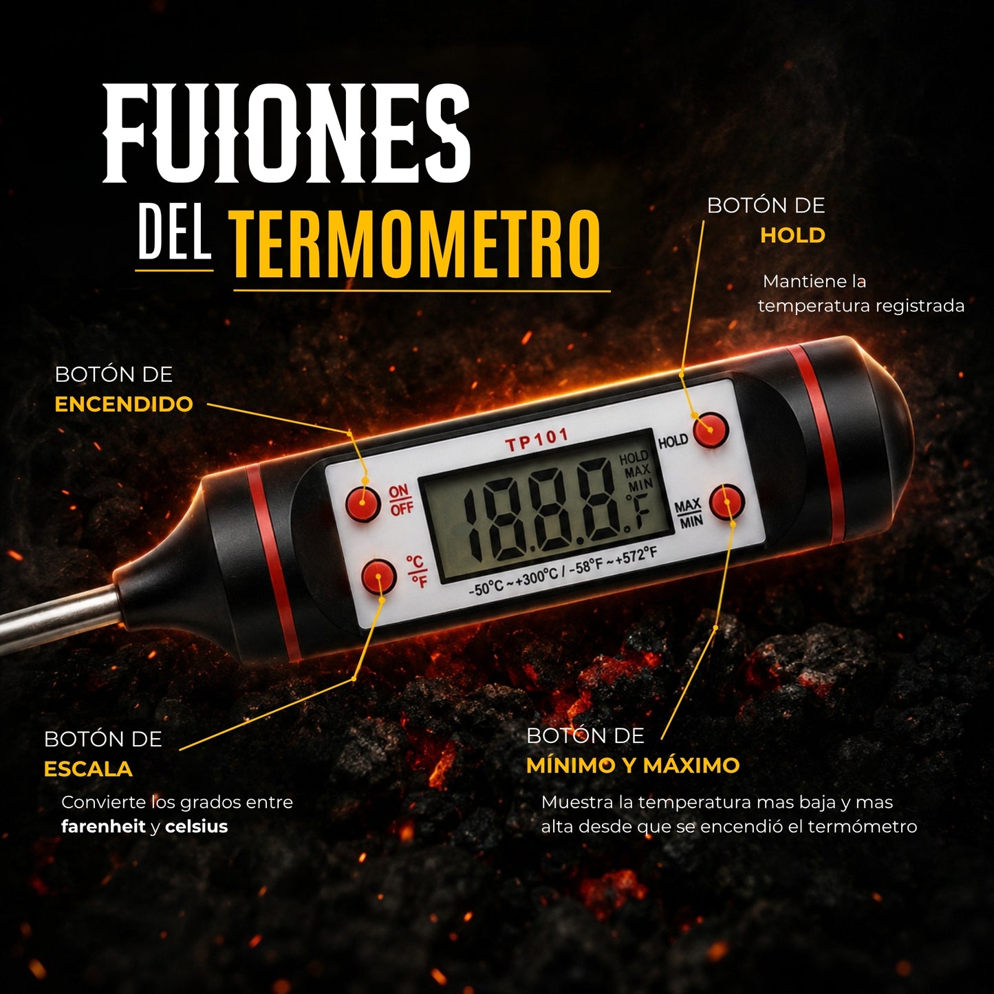 Juego De Utensilios Para Parrilla De Acero Inoxidable 34 Pcs