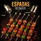 Juego De Utensilios Para Parrilla De Acero Inoxidable 34 Pcs