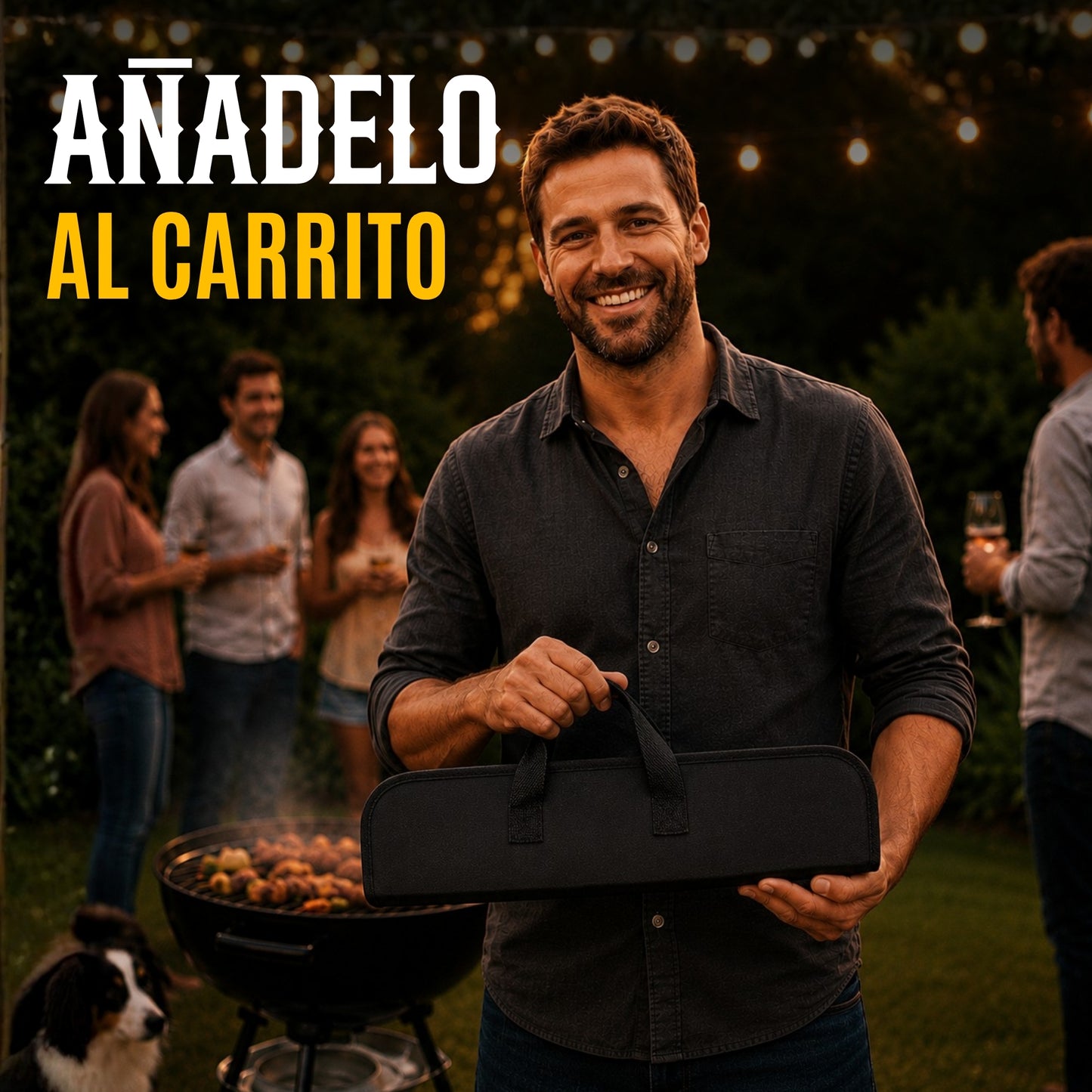 Juego De Utensilios para Parrilla De Acero Inoxidable 9 Pcs