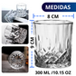 VASOS DE VIDRIO WHISKEY ECOMLAB OLD FASHION JUEGO DE 6 Pcs