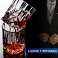 VASOS DE VIDRIO WHISKEY ECOMLAB OLD FASHION JUEGO DE 6 Pcs
