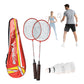 Juego de Badminton 2 Raquetas 3 Gallitos Facil de Trasladar