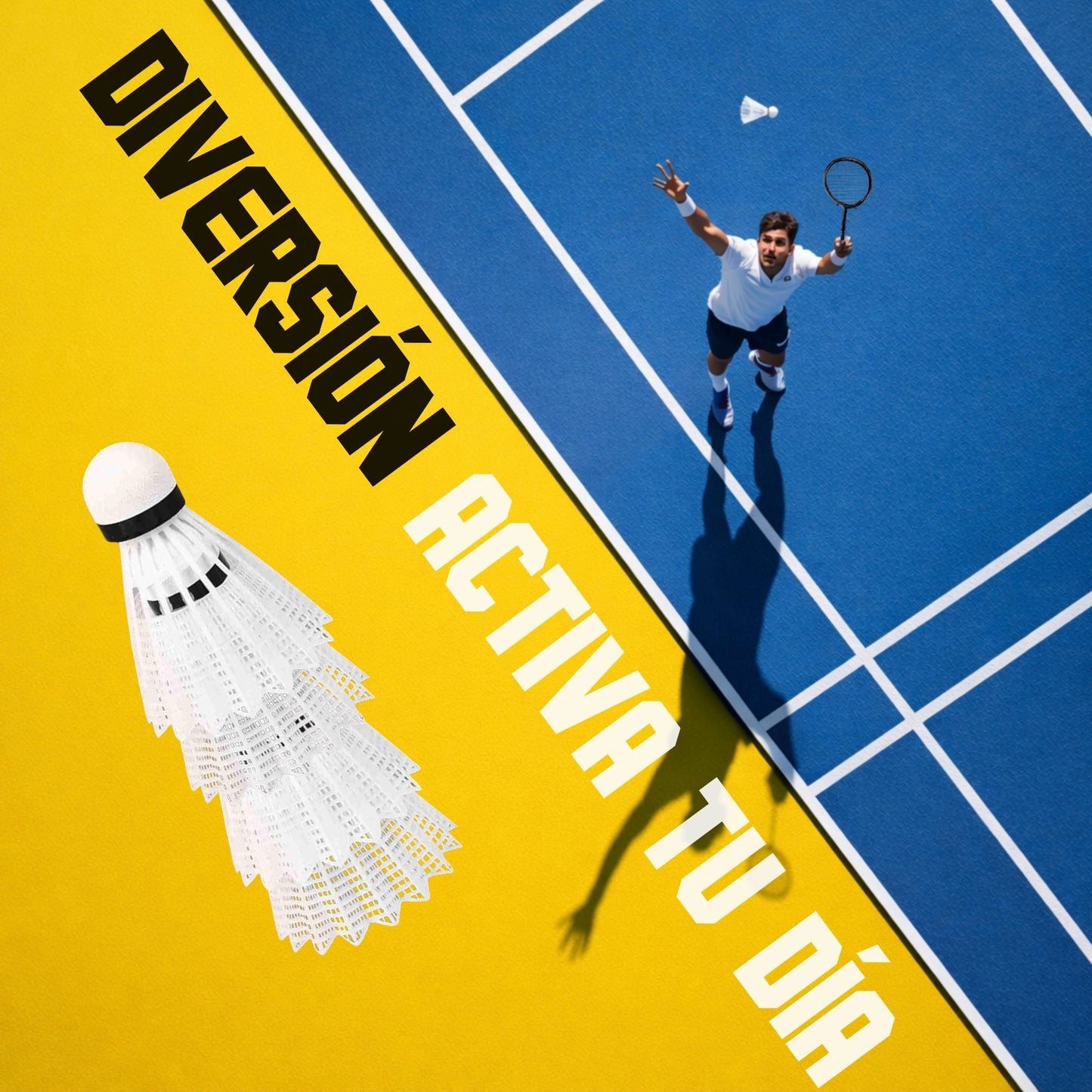 Juego de Badminton 2 Raquetas 3 Gallitos Facil de Trasladar