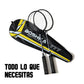 Juego de Badminton 2 Raquetas 3 Gallitos Facil de Trasladar