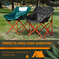 Silla Camping Plegable Ecomlab Portatil Para Exterior e Interior Ideal Playa, Picnic Extra-Cómoda GRATIS Bolsa Transportadora